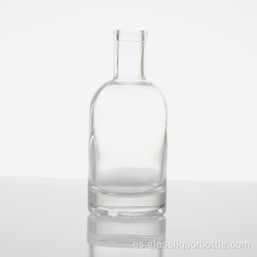 Botella de cristal transparente 375ml